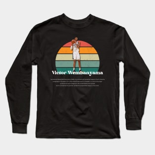 Victor Wembanyama Vintage V1 Long Sleeve T-Shirt